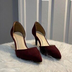 Charlotte Russe Maroon Heel